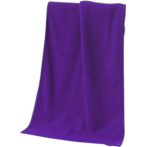 Chiffon de nettoyage pour voiture 30x70cm en microfibre, pour le polissage, le cirage et le séchage (violet)-70.00X30.00X0.20CM-Purple (1/3)