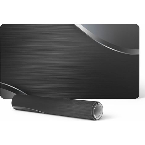 Mantel decorativo con estampado premium de ondas met谩licas, 120 x 60 cm.