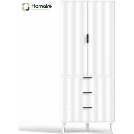 Sideboard MDF weiß 75 x 35 x 180 cm HOMAIRE (1/5)