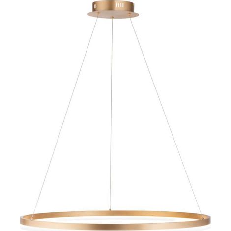 Lampe suspendue moderne Titus Ø 80cm laiton antique - 2383-60