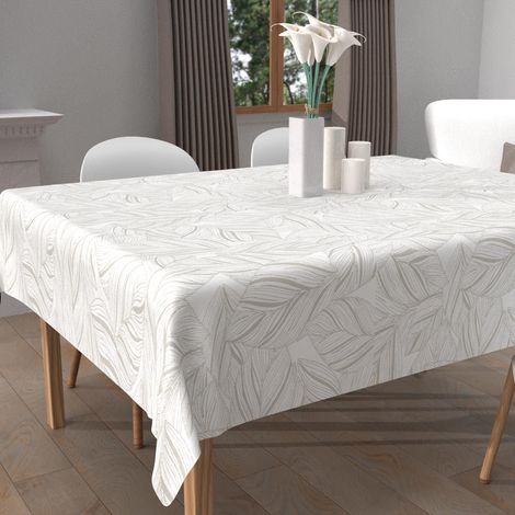 Soleil D Ocre – Nappe imprimée anti-tâches carrée 180x180 cm – 100% polyester – Traitement waterproof – Entretien facile, lavage à 30°C (1/3)