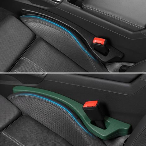 (gris) Bouchon de remplissage étanche en PU pour l'espace entre les sièges de voiture, compatible avec BMW F10, F30, F20, E90, E60, G20 et Tesla Model 3 Y. (1/4)