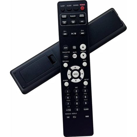 Nouvelle télécommande de remplacement RC012CR compatible avec les systèmes audio-vidéo Marantz M-CR611, M-CR610 et M-CR5. (1/5)