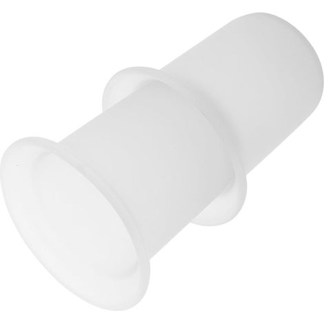 Lot de 2 gobelets de Salle de Bain en Verre - Porte-pinceaux - Accessoire de Salle de Bain - Blanc - Isole Les débris - Salle de Bain (1/5)