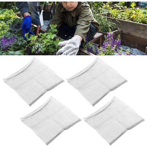 Malla antiroedores, cesta de alambre, juego de 4, acero inoxidable, 35 x 35 cm – Protege las raíces de las plantas, las flores y los arbustos de los topillos y otros animales subterráneos. (1/5)
