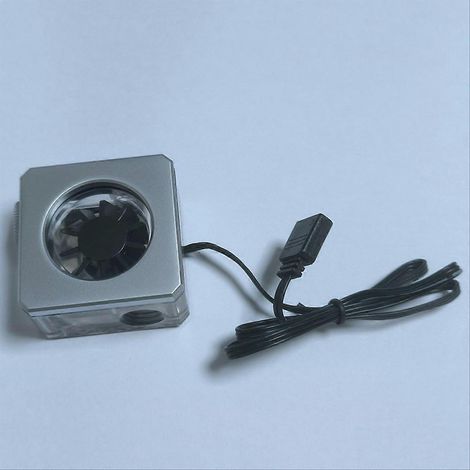 Débitmètre de refroidissement par eau RGB argenté (1/5)