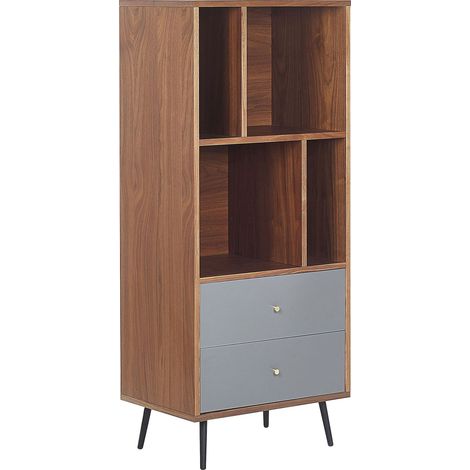 Regal RICHMOND 139 cm Dunkle Walnuss