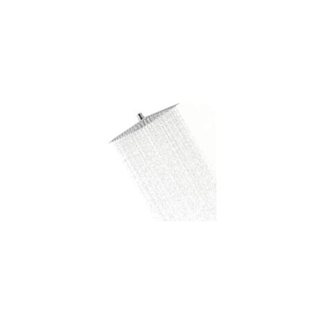 Houhence – Cabezal de ducha de acero inoxidable de 30 cm – Cabezal de ducha cuadrado giratorio de 360° – Ahorro de agua de hasta un 30 % – Boquillas de silicona antical – Crezuo