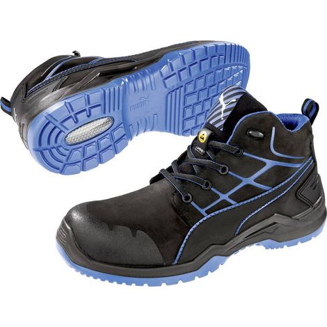 Chaussure de sécurité haute 634200, ESD,S3,Taille 43,noir/bleu (1/4)