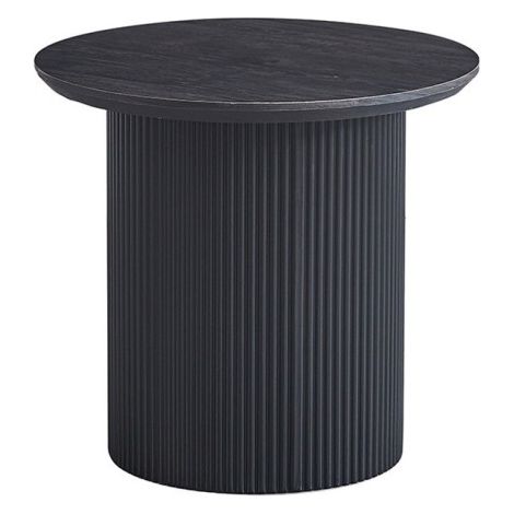 Couchtisch Kollektion VAGOS in dunkelbrauner Holzoptik, Durchmesser 50 cm (1/5)