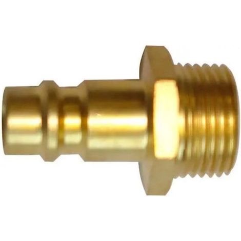 Raccords rapides avec filetage 1/4' AG - 2 pièces