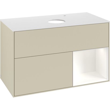 Villeroy & Boch F901MTHJ Meuble sous-lavabo Finion F90 (1/3)