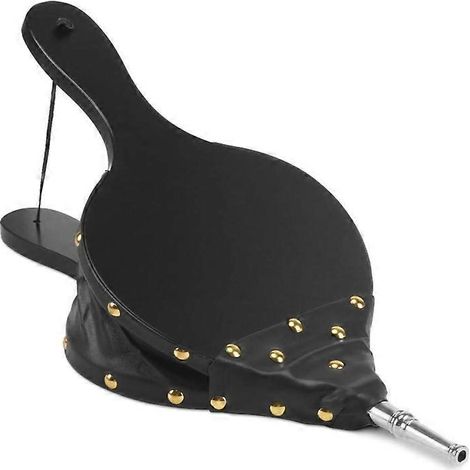Soufflet à bois avec sangle de suspension pour cheminée, idéal pour les barbecues et le camping en plein air. (1/5)