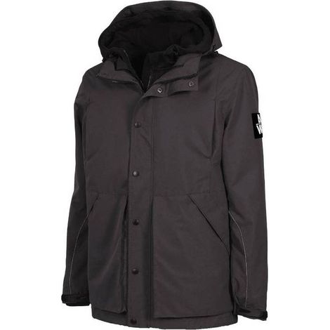 Parka de Travail Park - Taille XL - Anthracite - Résistant et Confortable - D-Work