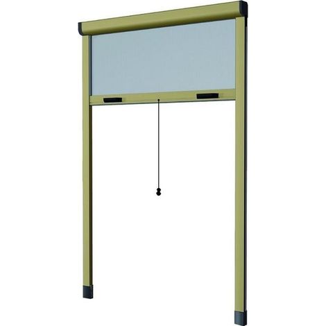 Zanzariere Alluminio Hu-Firma Verticale Bronzato cm. 80x170