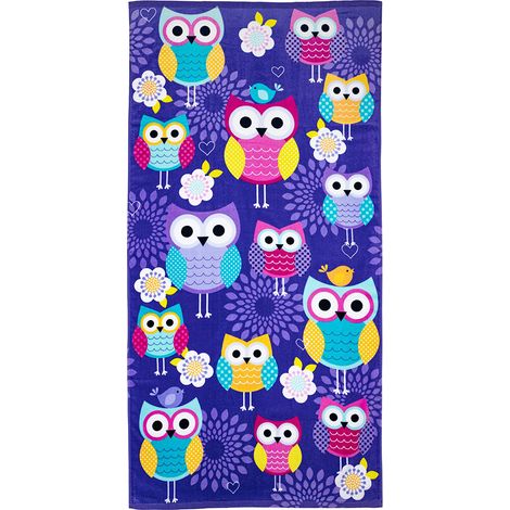 Serviette de plage papillon pour ados, filles, garçons et enfants, imprimée, 75 x 150 cm, ultra douce. (1/5)