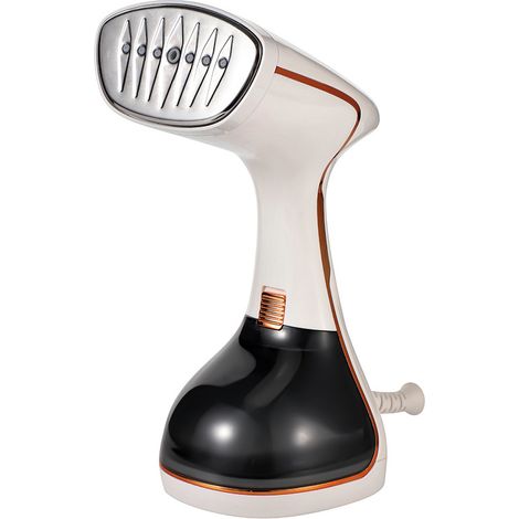 1800 W Dampfbügeleisen, vertikales Dampfbügeleisen, tragbares Bügeleisen, Tank, 2-in-1-Dampfgarer mit LED-Anzeige, auslaufsicher, ideal für Zuhause, Büro und unterwegs. (1/2)
