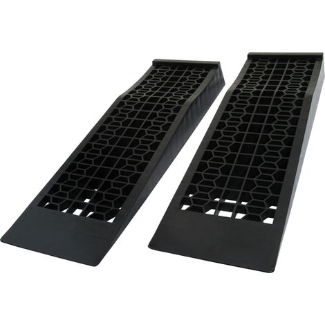 Low Profile Car Ramps 5T (Black Plastic Race Wheel Service Heavy Duty)