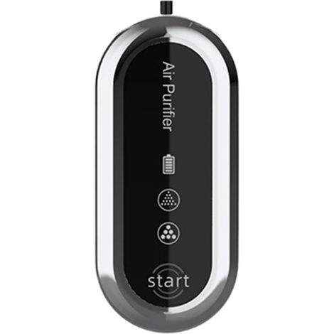 Ioniseur personnel – Collier portable pour la respiration Générateur d'ions négatifs avec chargement USB, accessoires de santé respirants, articles de purification pour l'extérieur, les voyages, le (1/5)