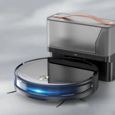 Aspirateur Robot Laveur Connecté EZICLEAN I-Bot Z5 - 75 min - 2.6Kpa - 60-90m² - Sols durs - 0.25L (1/5)