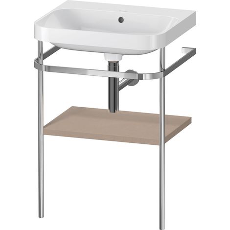 Duravit Happy D.2 Plus c-shaped Set avec console métallique,
