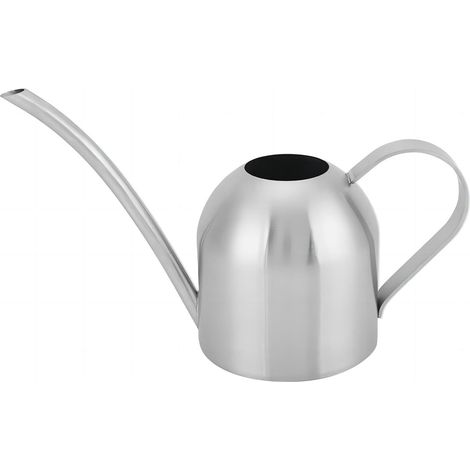 Arrosoir Plante en Acier Inoxydable, Arrosoir Plante Interieur Métal Arrosoir avec à Long Bec pour Maison Plantes Bouilloire Jardinage Darrosage 1000ML (1/5)