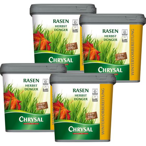 Chrysal Herbstrasendünger 20 kg - Herbst Rasendünger für 800 m² (1/3)