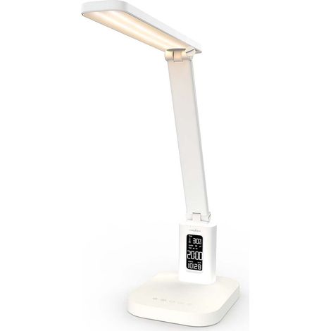 Lampada da scrivania a LED dimmerabile con specchio, 3 modalità, ricaricabile