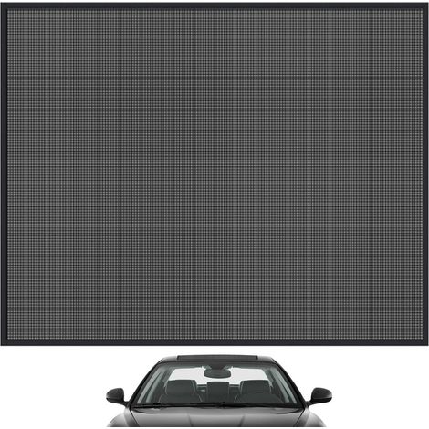 Magnetischer Auto Schiebedach Sonnenschutz & Insektenschutz UV-Schutz Mesh Netz für Glasdach & Panorama-Dach Universal für SUV, LKW & PKW Atmungsaktives für Camping & Parken (1/5)