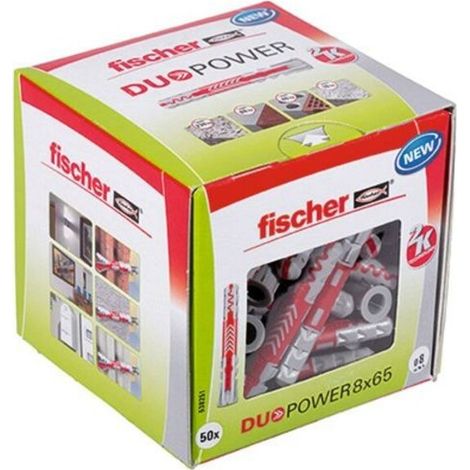 Multipack FISCHER DÜBEL           538251 (DUOPOWER  8 X 65) - 50 Stück