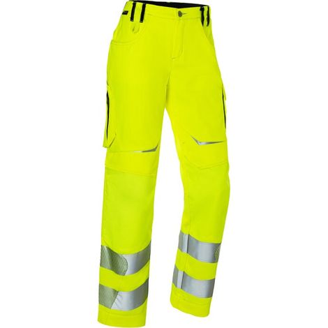Kübler Damenhose REFLECTIQ PSA 2 2607 warngelb Gr. 44