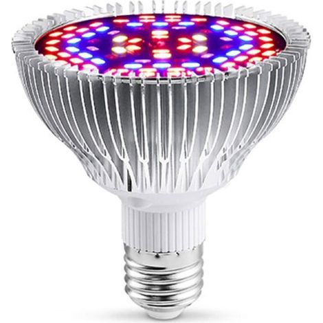 (Rouge, Bleu, Blanc, Infrarouge, Ultraviolet)Lampe LED horticole - Non spécifié - Ampoule à spectre complet - 30W - E27 - 2000 lm (1/5)