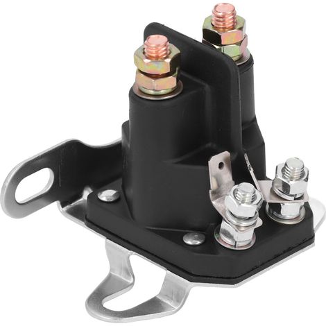 Petit relais de démarrage électromagnétique avec interrupteur magnétique pour tondeuse à gazon, VTT, motoneige et tracteur de jardin 12 V 100 A (1/5)