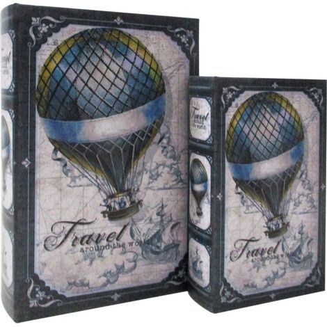 Dekoratives Ballon-Buchbox-Set, 2 Einheiten