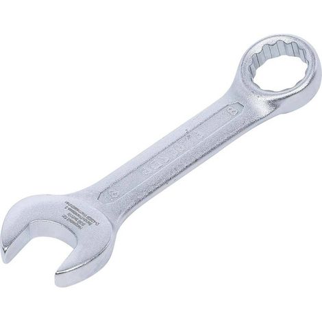 Clé Mixte Extra Courte 18 mm - Acier Résistant - Précision et Maniabilité, Zones Difficiles - D-Work (1/5)