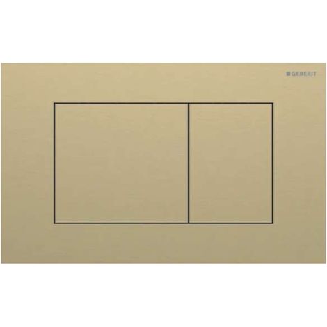 Geberit Sigma40 - Control de descarga, easy to clean, latón cepillado 115.629.QF.1