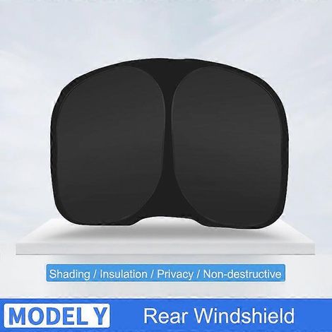 Pare-soleil de pare-brise pour Tesla Model 3/Y 2017-2023 : protection solaire pour vitres latérales avant et arrière, protection contre les regards indiscrets. (1/5)