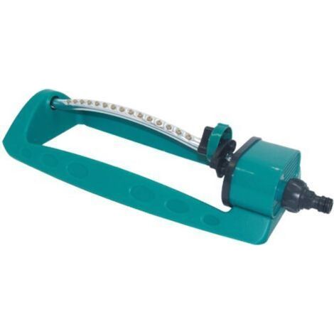 Arroseur de pelouse, arroseur oscillant avec buses en laiton à 15 trous, arroseur d'eau pour couvertures de pelouse jusqu'à 3 600 pieds carrés (1/4)
