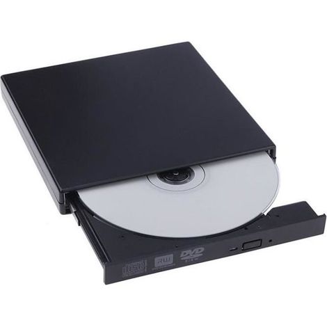 Graveur Lecteur Externe USB 2.0 DVD-R & CD-RW Compatible avec Windows 2000/ME/XP/Vista/Windows7 (1/3)