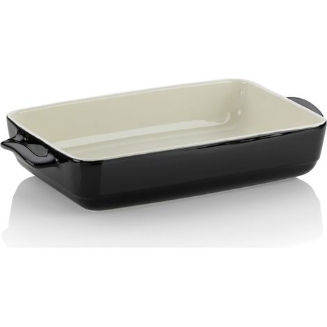 Plat allant au four Kela Malin, 37,5 x 22 x 7 cm, noir