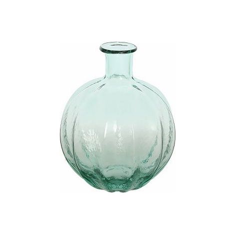 Tognana Vaso Bombato H 25 Cm Design Bodrum Azzurro