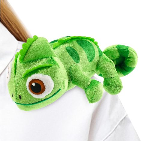 Chameleon poupées en peluche, filles et enfants Chameleon épaule en peluche, lézard Cosplay accessoires Merch cadeaux pour les femmes adultes vert (1/5)