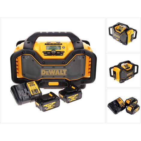 Radio a batteria DeWalt DCR 027 M2 DAB+ 10,8-18,0 V + 2 batterie 4,0 Ah + caricabatterie (1/5)