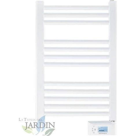 Radiador Toallero Eléctrico Bajo Consumo Orbegozo 200W, Seca y Calienta Toallas, Calentador de Toallas con pantalla LCD