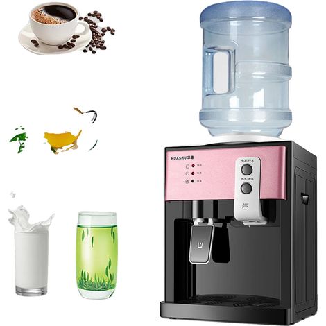 Distributeur d'eau électrique, puissance de chauffage de 550W, design à chargement par le haut, acier inoxydable durable (1/5)