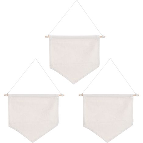 Lot de 3 supports muraux pour épingles, présentoirs à badges, broches et pendentifs, décoration intérieure beige (1/5)