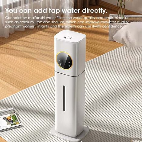 humidificateur 8L grande capacité avec écran LED, brumisateur air froid pour pièce entière, contrôle intelligent (1/5)