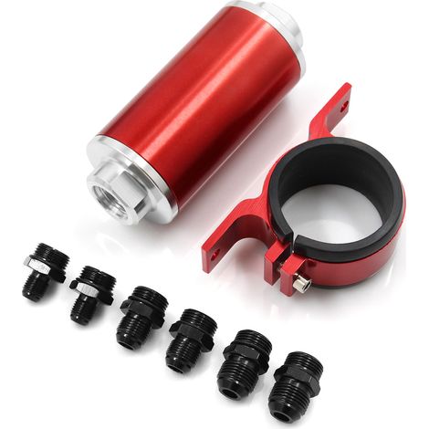 High-flow, high-pressure fuel pump for car modification, fuel pump bracket, 58mm filter kit (1/4)