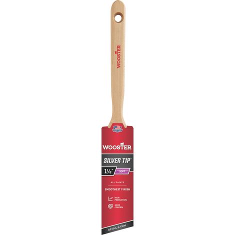 Wooster Silver Tip - Angle Sash - Wall and Trim Paint Brush - 1.5 Inch