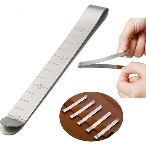 DTEKGAZ - Näh-Crimpclips aus Metall/Edelstahl – Set mit 10 Quilt- und Textilhandwerkswerkzeugen für Säume und Falten (1/4)